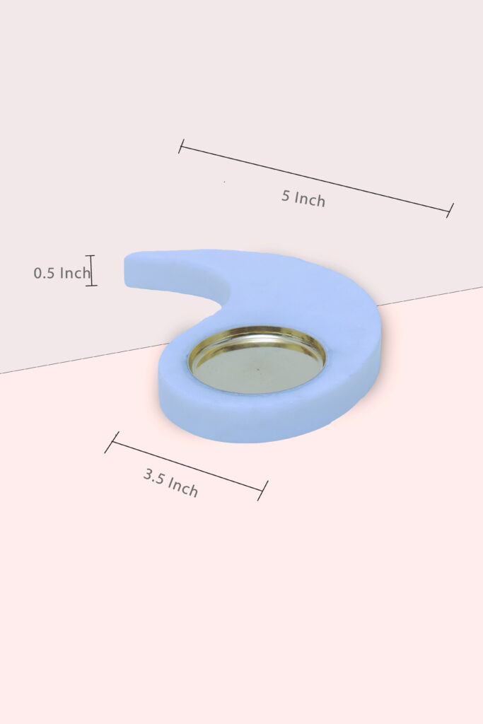 Marble Yin Yang Shape Tea Light Candle Holder — Decorative Peace For Anneversary or Corporate Gift - image 2