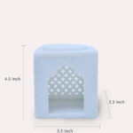 White Arch Marble Incense & Oil Burner — Aromatic Home Altar Accessory thumbnail