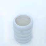 Luxury White Marble Pencil Holder – Modern Handcrafted Office Desk Organizer thumbnail