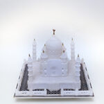 Classic White Taj Mahal Miniature — Perfect For Decoration or Gifting (9 X 9 Inch) thumbnail