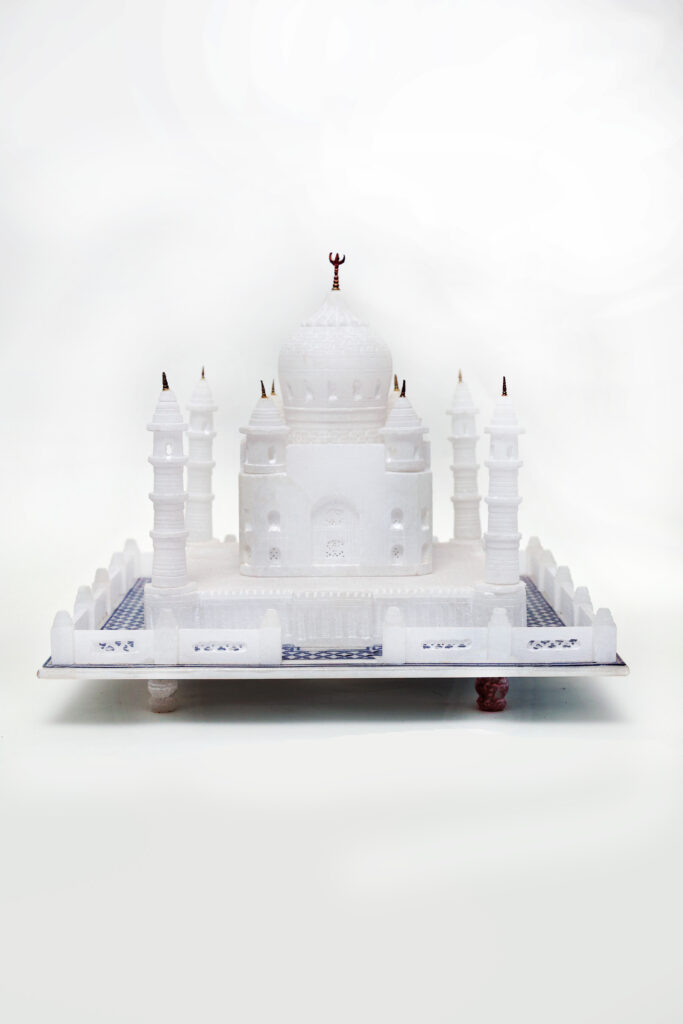 Classic White Taj Mahal Miniature — Perfect For Decoration or Gifting (9 X 9 Inch) - image 3