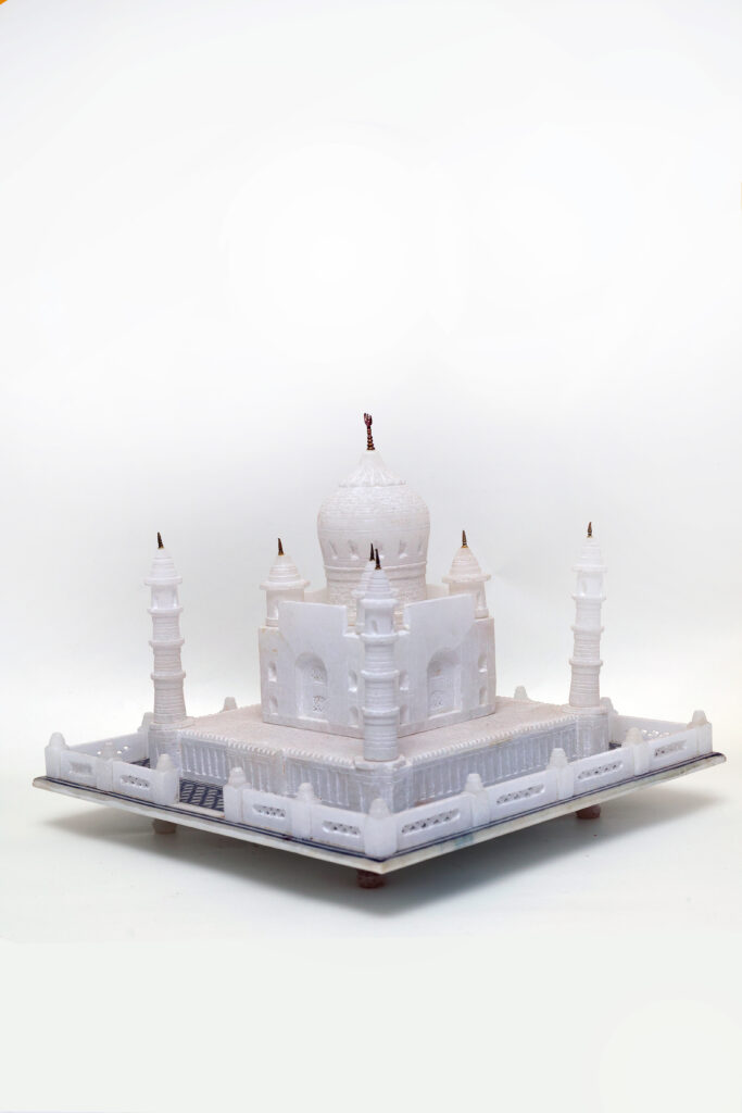Classic White Taj Mahal Miniature — Perfect For Decoration or Gifting (9 X 9 Inch) - image 4