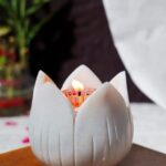 White Marble Lotus Urli – Handmade Luxury Marble Decor for Floating Flowers & Candles thumbnail