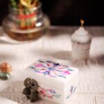 Multicolor Marble Inlay Jewelry Box – Handcrafted Mughal Floral Design (3x2 Inch) thumbnail
