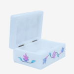 Multicolor Marble Inlay Jewelry Box – Handcrafted Mughal Floral Design (4x3 Inch) thumbnail