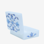 Royal Blue Marble Inlay Jewelry Box – Handmade Decorative Jewelry Storage (4x3 Inch) thumbnail