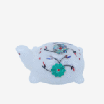 Handcrafted Marble Turtle with Semi-Precious Stone Inlay – Auspicious Home Décor thumbnail