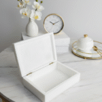 Best Selling Marble Product Inlay Jewelry Box Durable Wholesale for Ring Necklace Storage Marble  Material at Best Price thumbnail