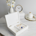 Best Selling Marble Product Inlay Jewelry Box Durable Wholesale for Ring Necklace Storage Marble  Material at Best Price thumbnail