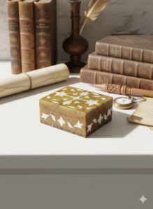 Marble Soapstone Handcrafted Jewelry Box Beautiful Piece For Home Decoration And Jewelry Storage Box