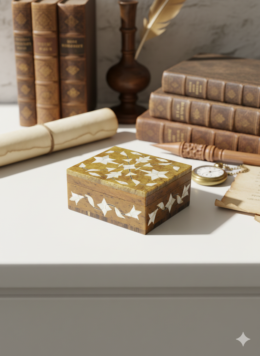 Marble Soapstone Handcrafted Jewelry Box Beautiful Piece For Home Decoration And Jewelry Storage Box