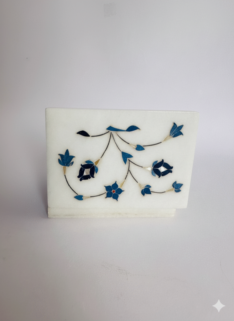 Best Selling Marble Product Inlay Jewelry Box Durable Wholesale for Ring Necklace Storage Marble  Material at Best Price - image 6