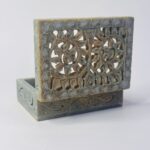 Carving Jewelry Box Handcrafted Piece Natural Stone Marble Gifted Item thumbnail