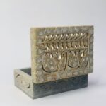 Marble Carving Handcrafted Jewelry Box Elephant Design Natural Color thumbnail