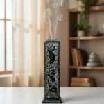 Marble Soapstone Black Marble Incense Stick Holder For Decoration And Gifted Piece thumbnail
