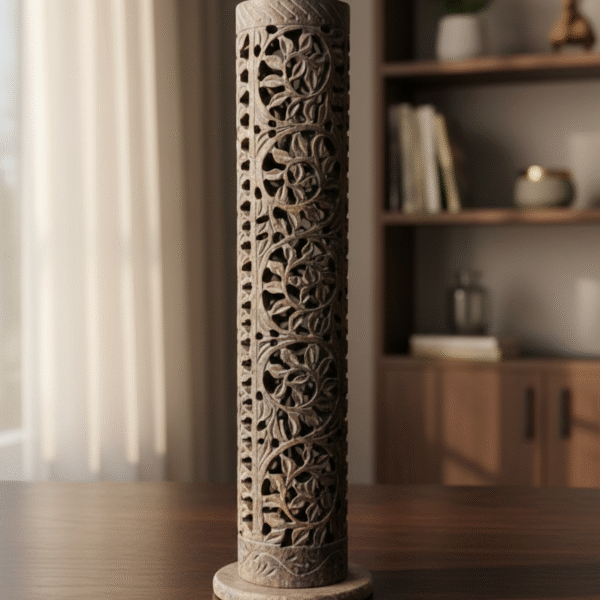 Marble Carving Design Soapstone Incense Stick Holder For Fragrance And Decoration Piece