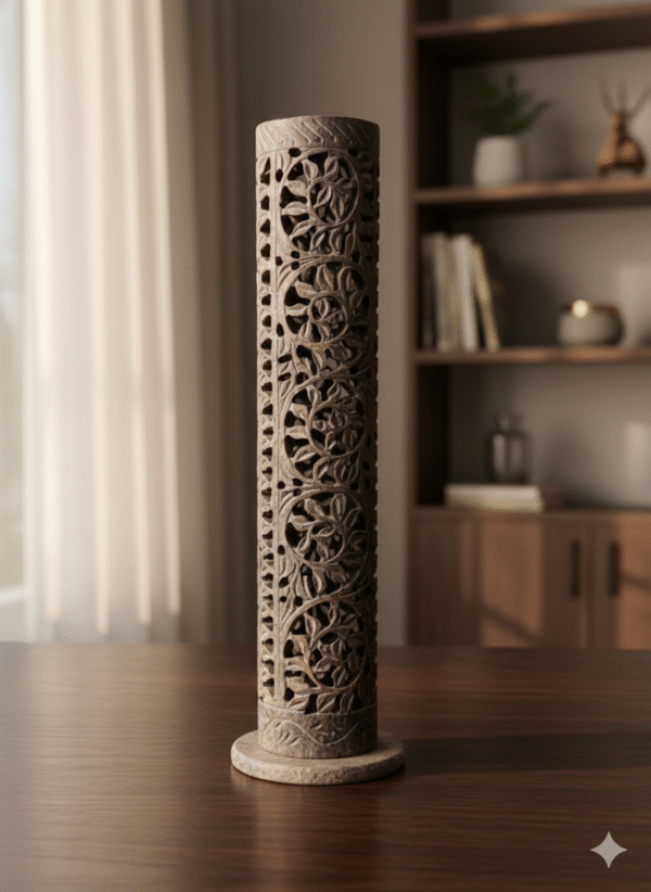 Marble Carving Design Soapstone Incense Stick Holder For Fragrance And Decoration Piece