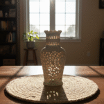 Handmade Marble Carving  Natural Stone Flower Vase Handcrafted For Living Room & Table Decor thumbnail