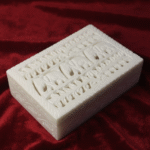 Handcrafted White Marble Carving Jewelry Box Beautiful Design 6x4 Inch thumbnail