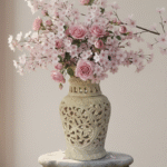 Marble Soapstone Carving Vase Flower Pot Beautiful Handcrafted Piece thumbnail