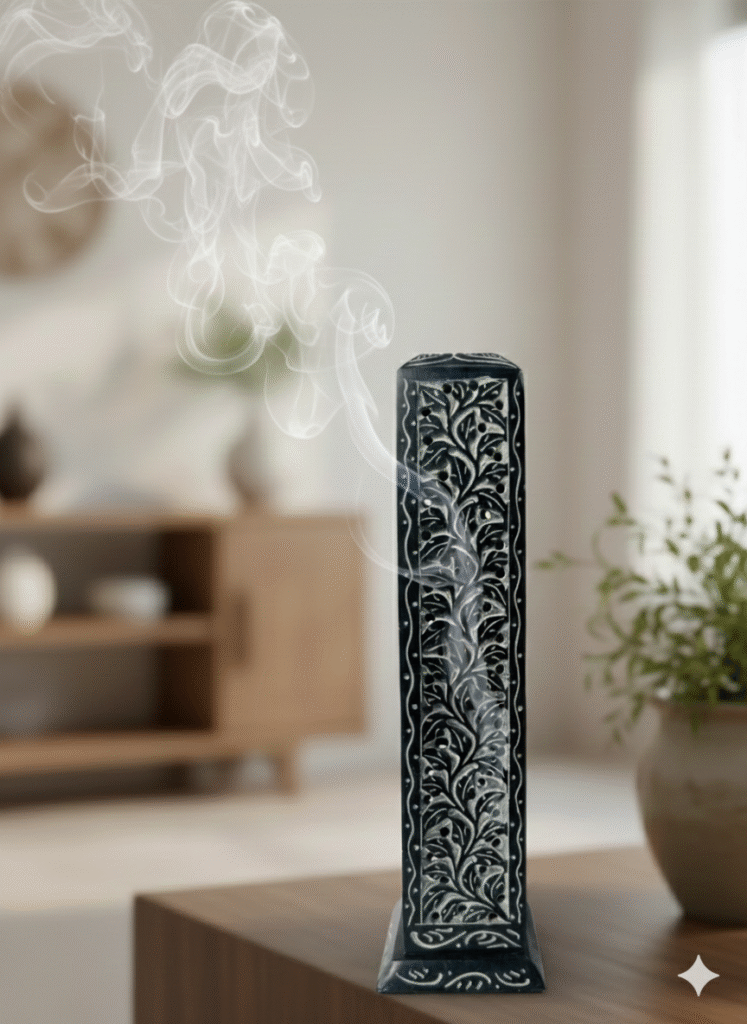 Marble Soapstone Handcrafted Incense Holder For Home Decoration And Incense Stick Holder - image 2