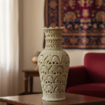 Elephant Design Marble Soapstone Carving Flower Vase & Flower Pot For Home Decoration thumbnail