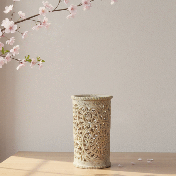 Beautiful Handcrafted Marble Flower Pot & Vase Handmade For Home Decoration