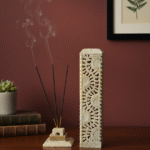 Elegant Home Decor Piece Handcrafted Marble Stick Incense Holder Beautiful Design thumbnail