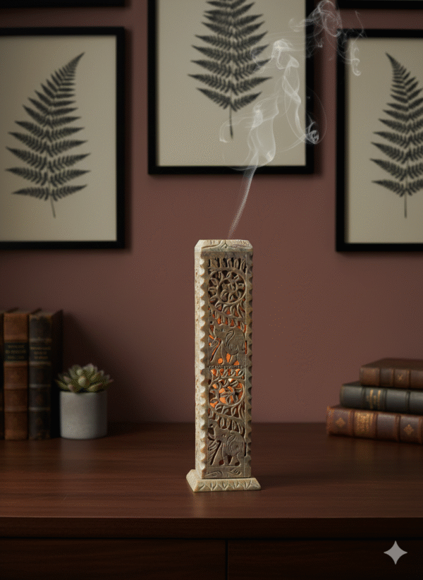 New Elephant Design Marble Incense Holder Beautiful And Attractive Piece For Home Decoration