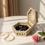 Handcrafted Marble Carving Ring  Jewelry Box Extractive Piece For Gifting 3x3x1.5 inch thumbnail