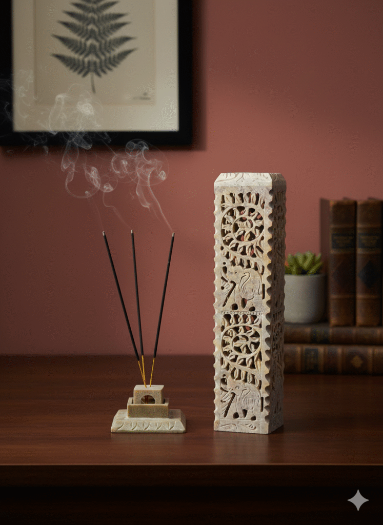 New Elephant Design Marble Incense Holder Beautiful And Attractive Piece For Home Decoration - image 2