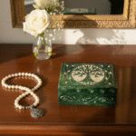 Green Color Marble Soapstone Jewelry Box Handcrafted Item For Home Decoration 3x4 Inch thumbnail