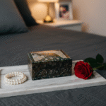 New Elephant Design Marble Soapstone Jewelry Box Handmade Box 3x4 Inch thumbnail