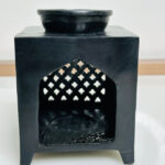 Marble Soapstone Black Marble Oil Burner & Aroma Diffuser For Fragrance And Home Decor thumbnail