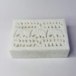 Handcrafted White Marble Carving Jewelry Box Beautiful Design 6x4 Inch thumbnail