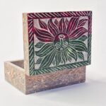 Handcrafted Natural Marble Soapstone Jewelry Storage  Box 3x4 Inch thumbnail