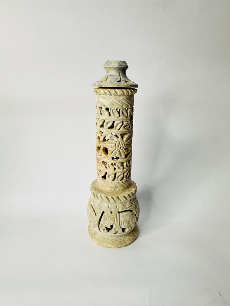 Handmade Marble Soapstone Incense Holder Beautiful Fragrance And Home Decoration - image 5