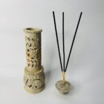 Handmade Marble Soapstone Incense Holder Beautiful Fragrance And Home Decoration thumbnail