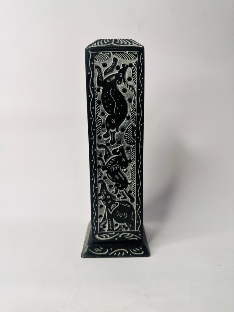 Marble Soapstone Black Marble Incense Stick Holder For Decoration And Gifted Piece - image 6
