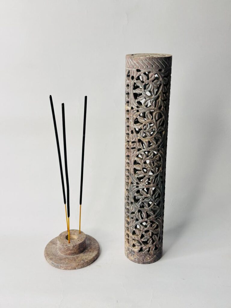 Marble Carving Design Soapstone Incense Stick Holder For Fragrance And Decoration Piece - image 4