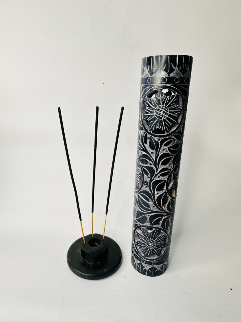 Marble Soapstone Handcraft Incense Stick Holder Beautiful Carving Design Incense Holder - image 5