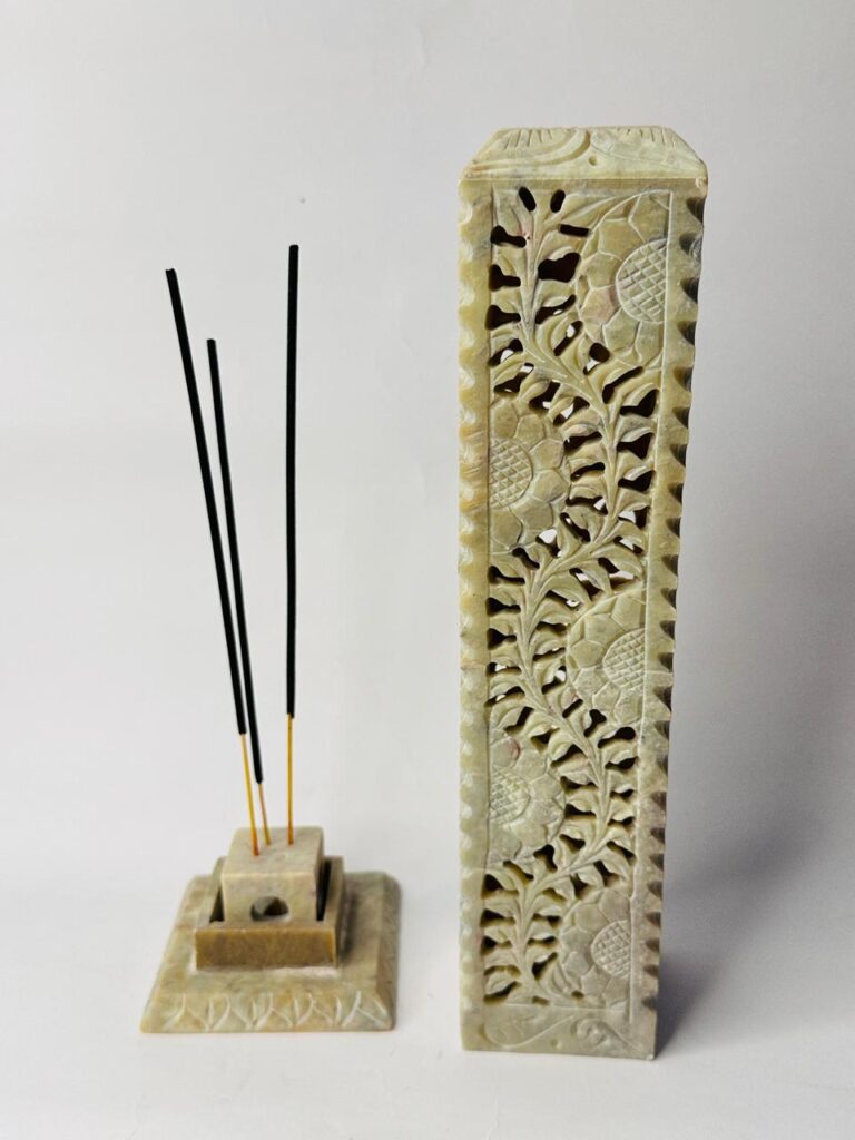 Elegant Home Decor Piece Handcrafted Marble Stick Incense Holder Beautiful Design - image 3