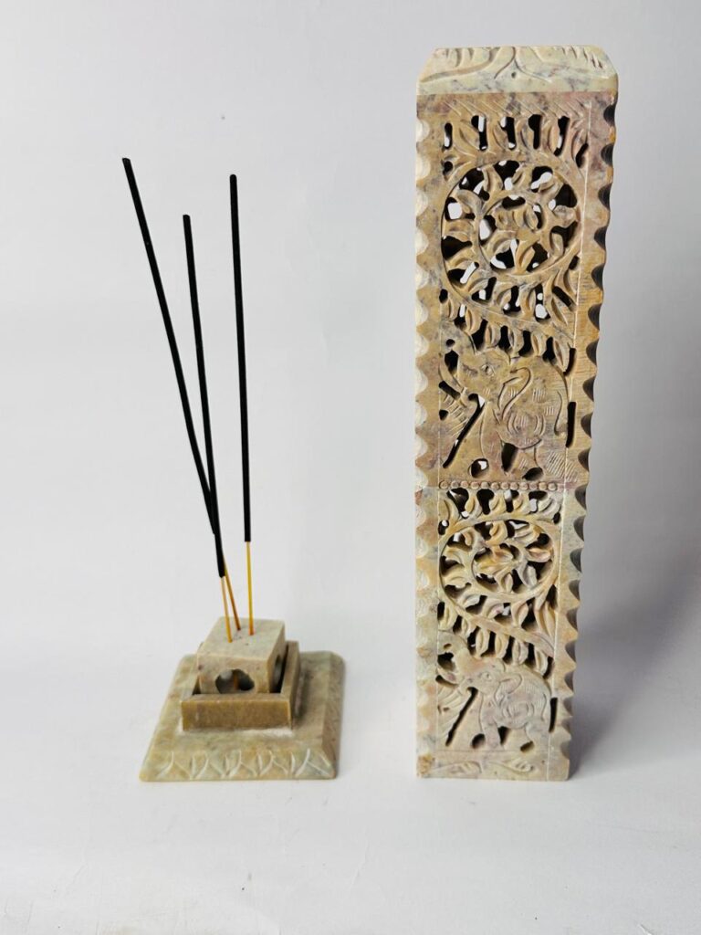 New Elephant Design Marble Incense Holder Beautiful And Attractive Piece For Home Decoration - image 4