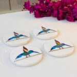 Handcrafted Marble Tea & Coffee Coaster For Home Decoration Piece Unique Design Handmade thumbnail